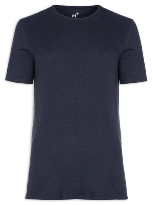 Camiseta Masculina Manga Curta – Azul
