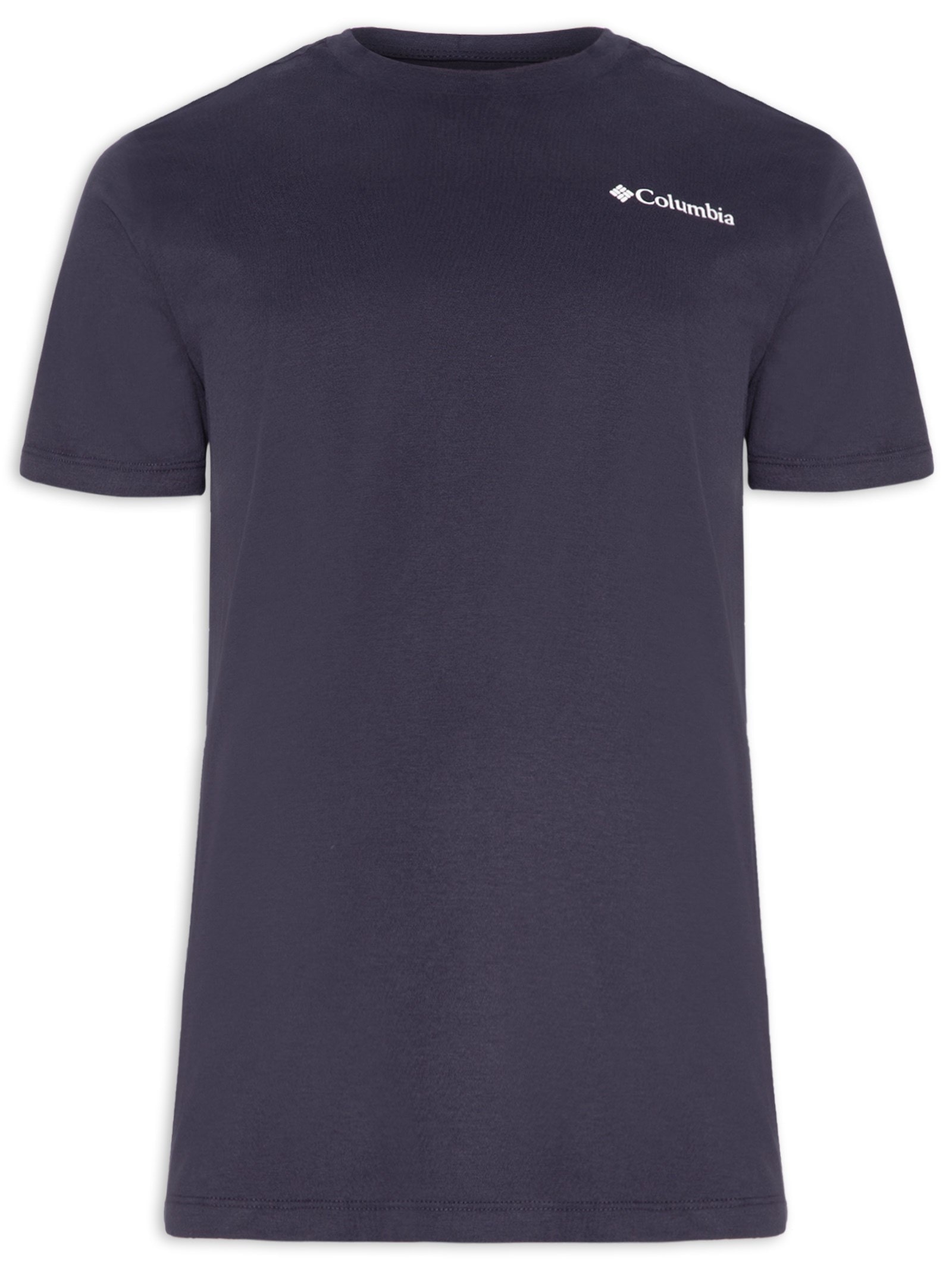 Camiseta Masculina Manga Curta Azul Columbia
