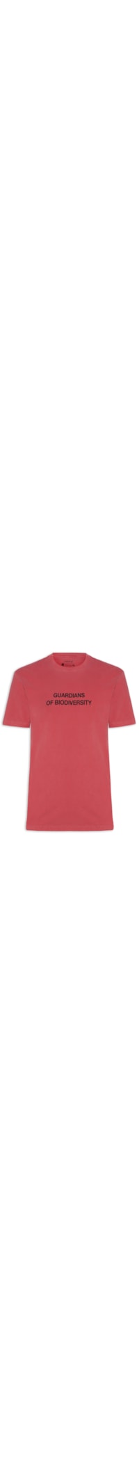Camiseta Masculina Manga Curta Biodiversity - Vermelho