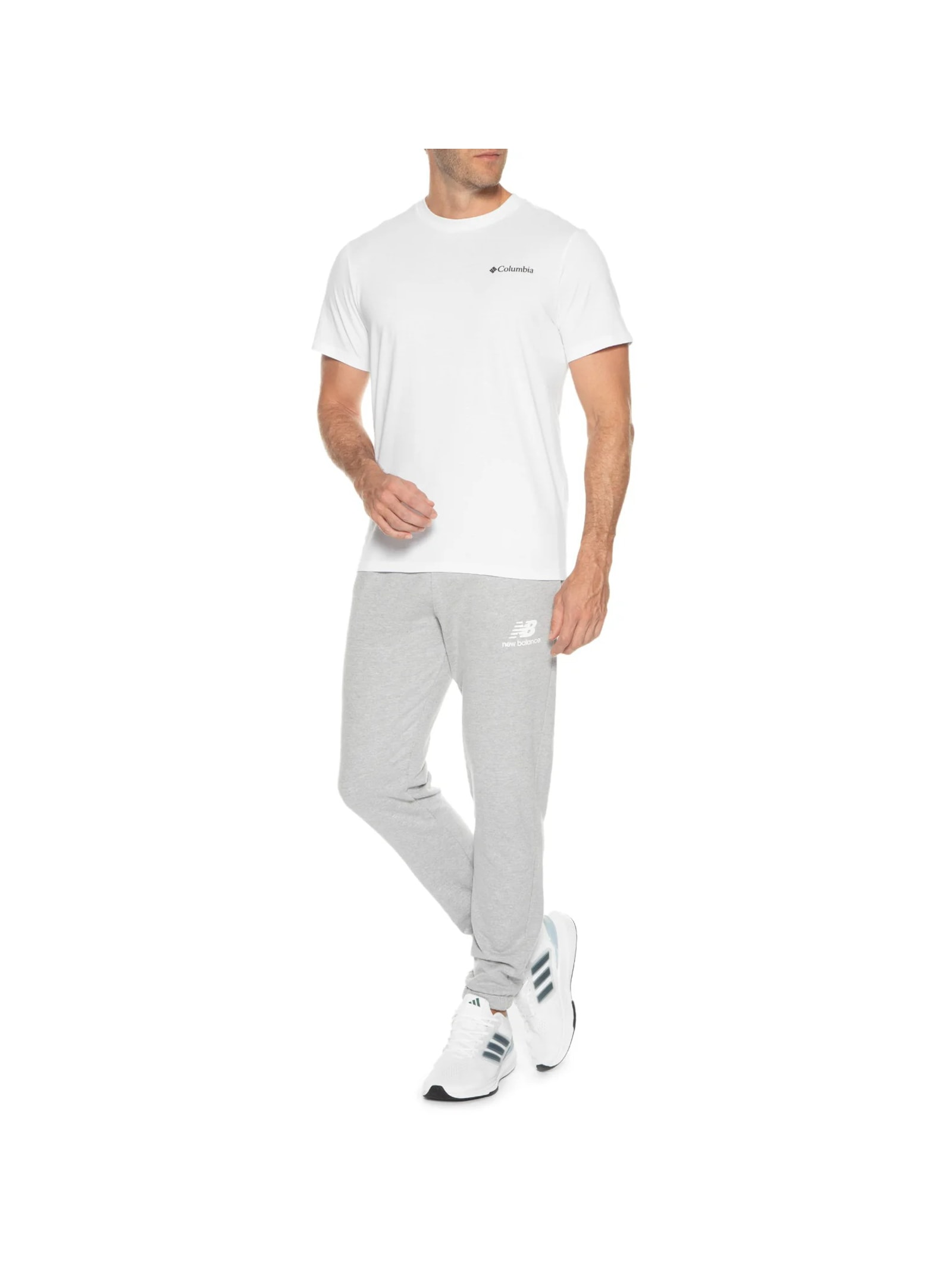 Camiseta Masculina Manga Curta Branco Columbia