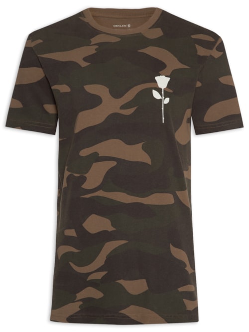 Camiseta Masculina Manga Curta Camu Nature – Verde