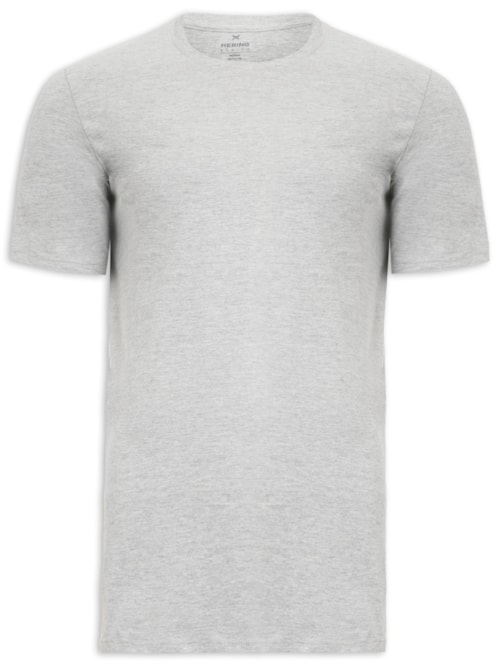 Camiseta Masculina Manga Curta – Cinza