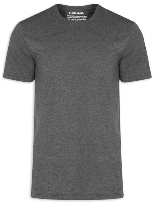 Camiseta Masculina Manga Curta – Cinza