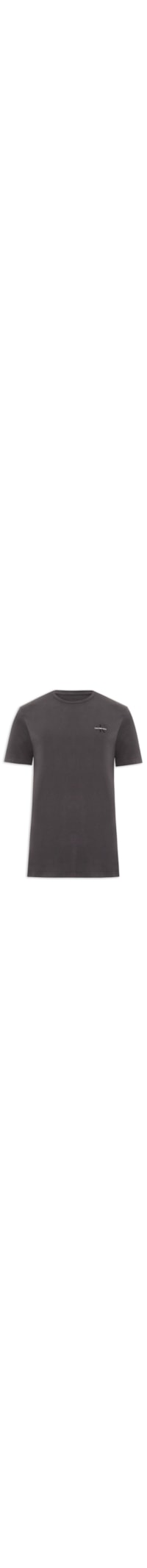 Camiseta Masculina Manga Curta CKJ Reissue Peito - Cinza