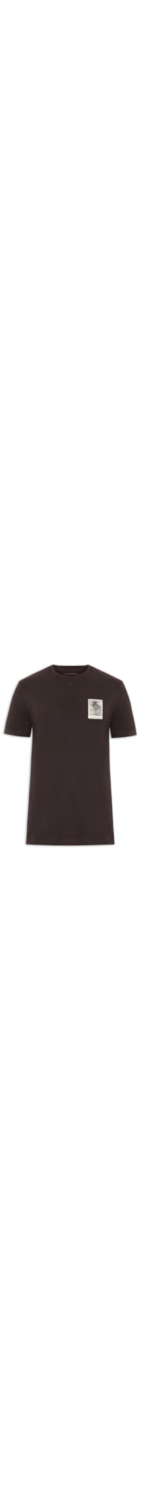 Camiseta Masculina Manga Curta CKJ Trees - Marrom