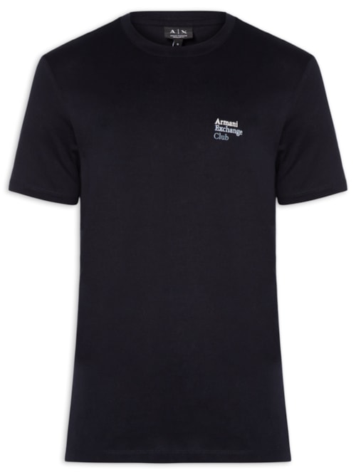 Camiseta Masculina Manga Curta Club Mini – Azul
