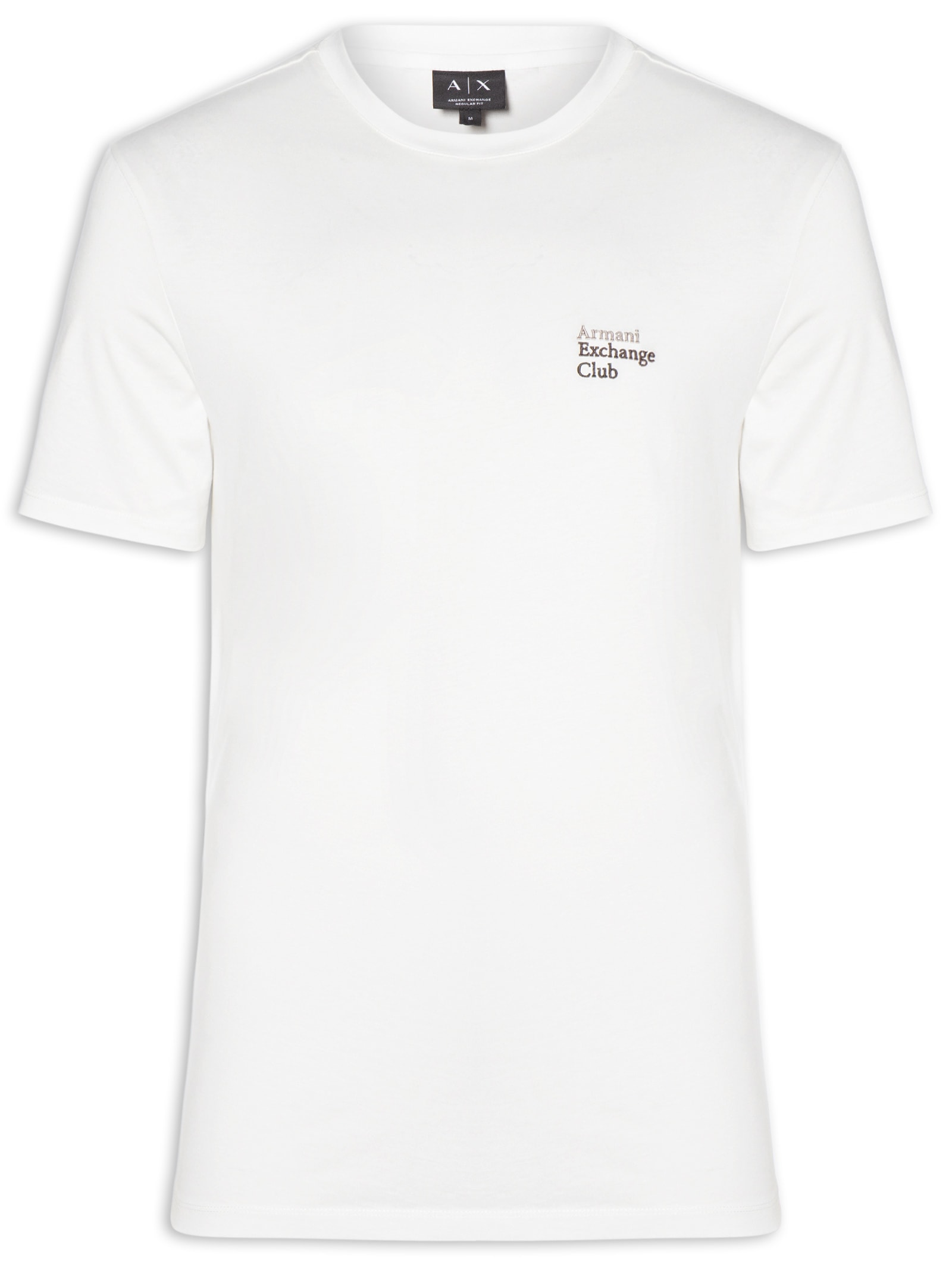 Camiseta Masculina Manga Curta Club Mini Branco Armani Exchange