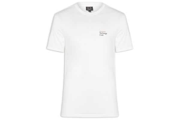 Camiseta Masculina Manga Curta Club Mini - Branco