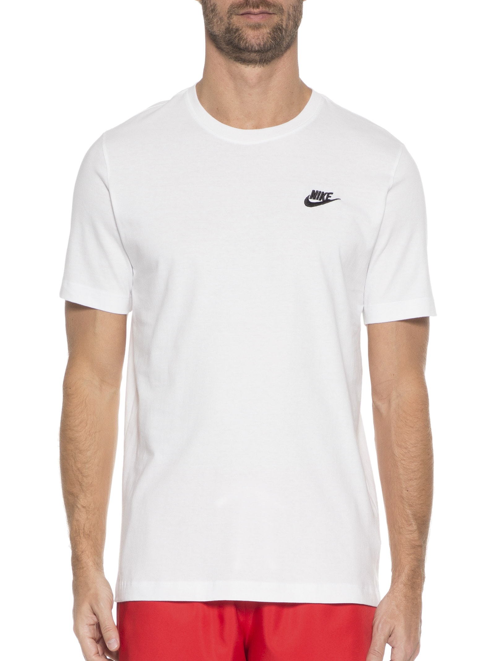 Camiseta Masculina Manga Curta Club Tee Branco Nike