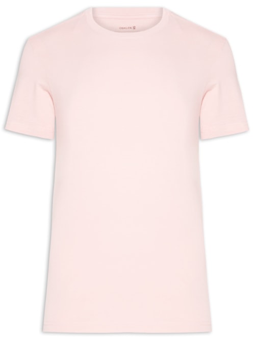 Camiseta Masculina Manga Curta Color Cotton – Rosa