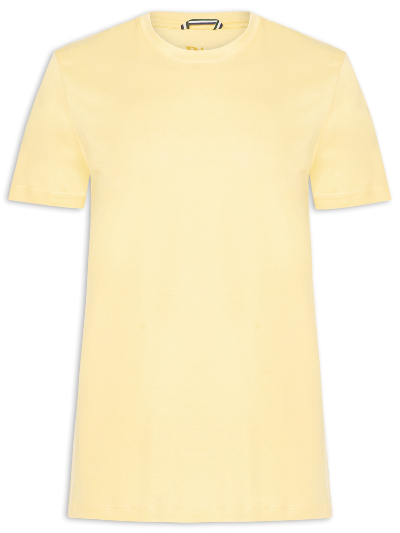 Camiseta Masculina Manga Curta Cores Amarelo Reserva