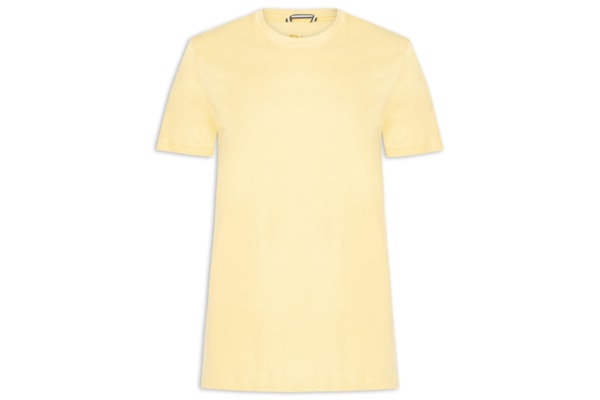 Camiseta Masculina Manga Curta Cores - Amarelo