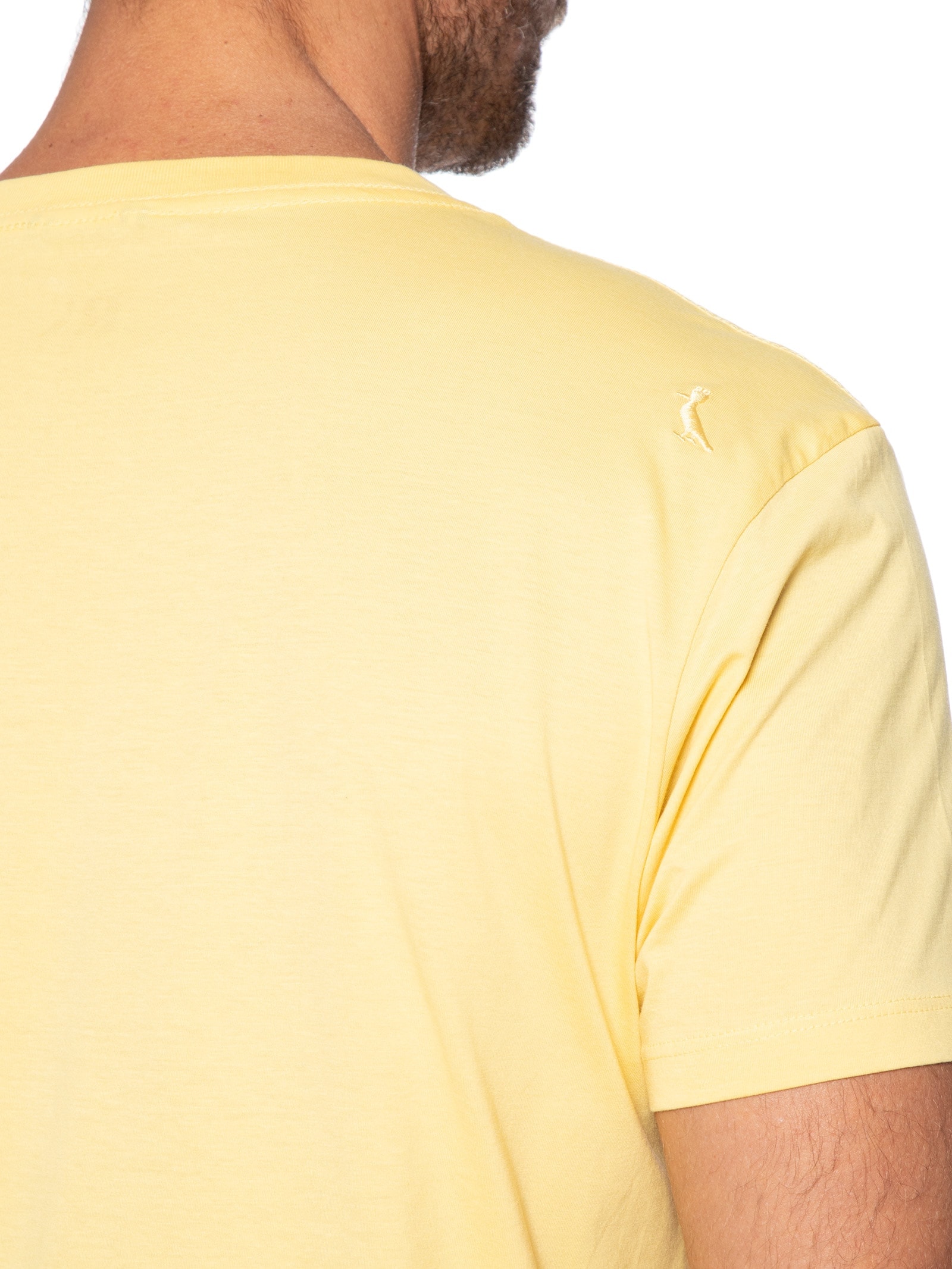 Camiseta Masculina Manga Curta Cores Amarelo Reserva