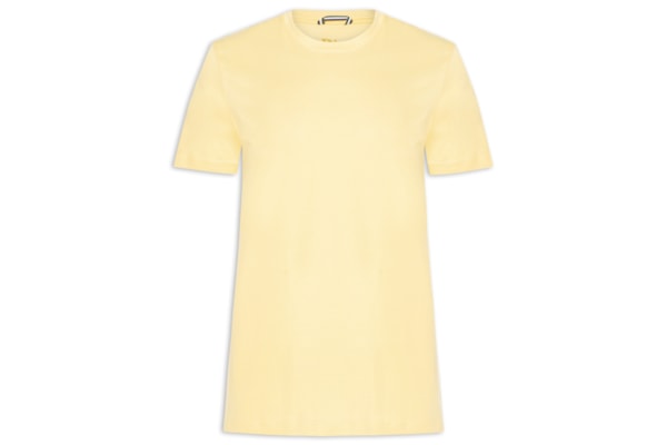 Camiseta Masculina Manga Curta Cores - Amarelo