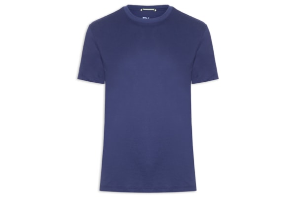 Camiseta Masculina Manga Curta Cores - Azul