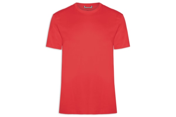 Camiseta Masculina Manga Curta Cores - Vermelho