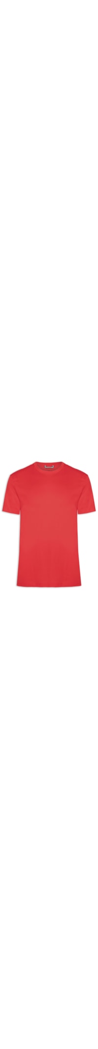 Camiseta Masculina Manga Curta Cores - Vermelho