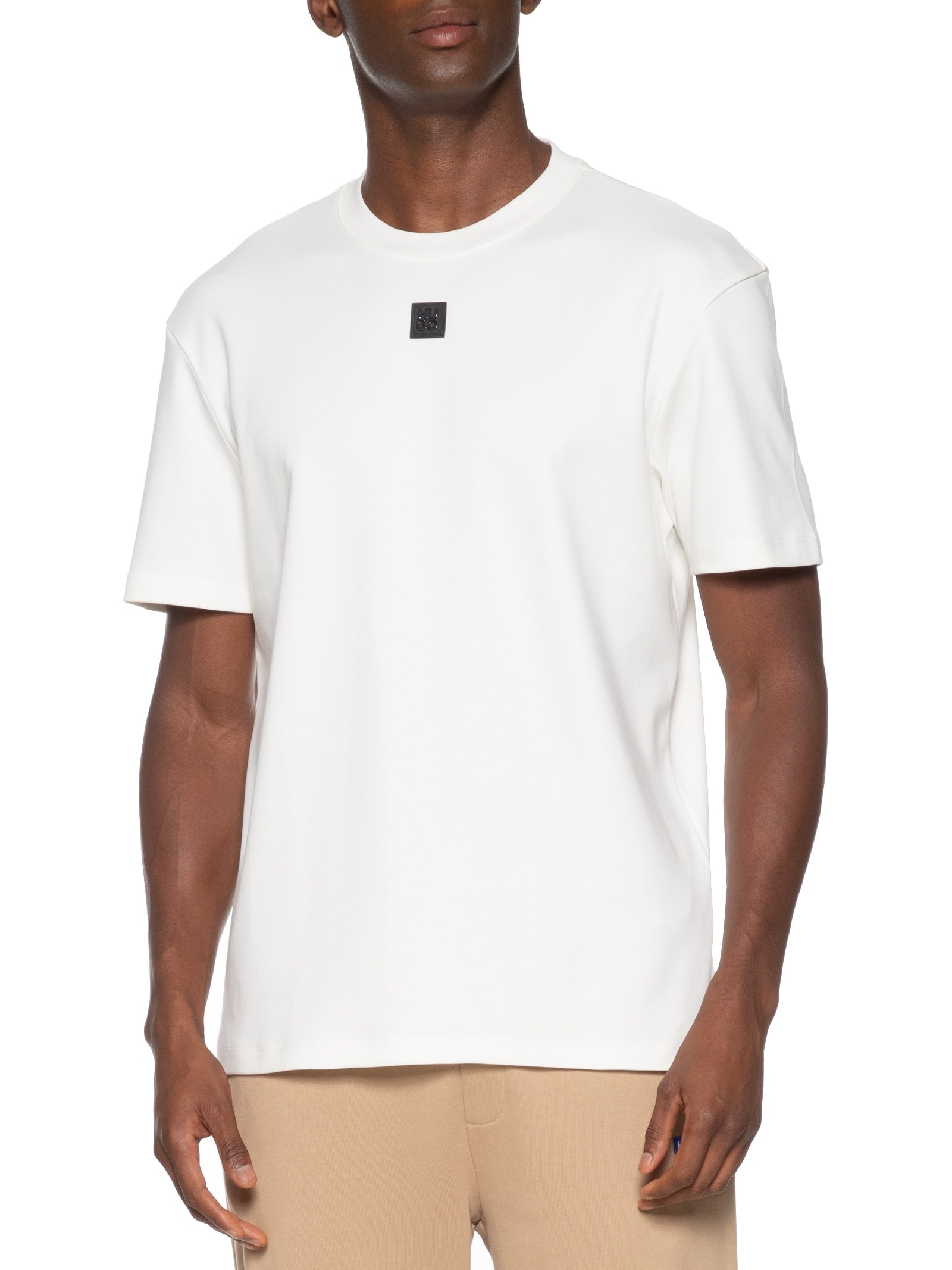 Camiseta Masculina Manga Curta Dalile Branco Hugo