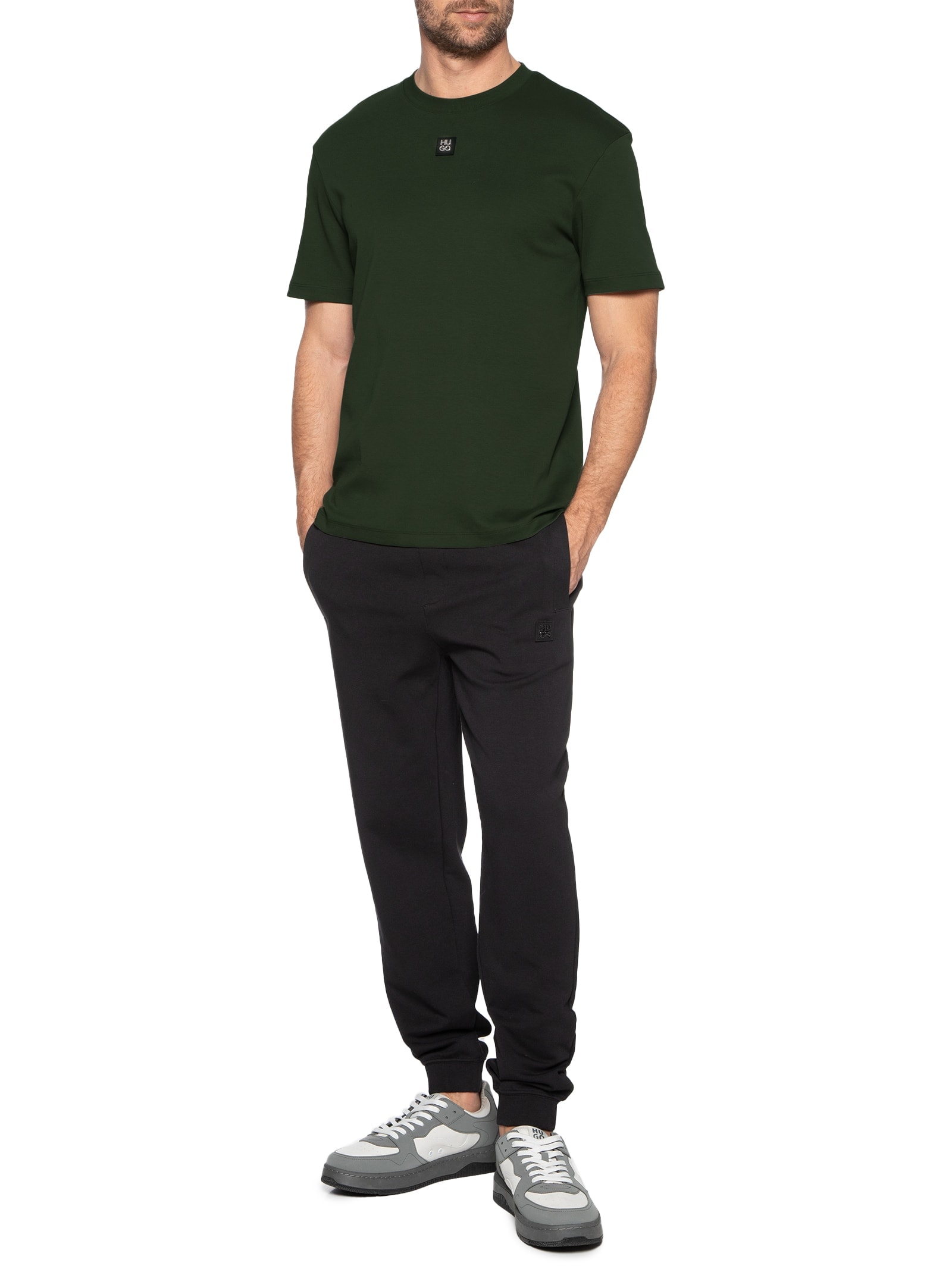 Camiseta Masculina Manga Curta Dalile Verde  Hugo