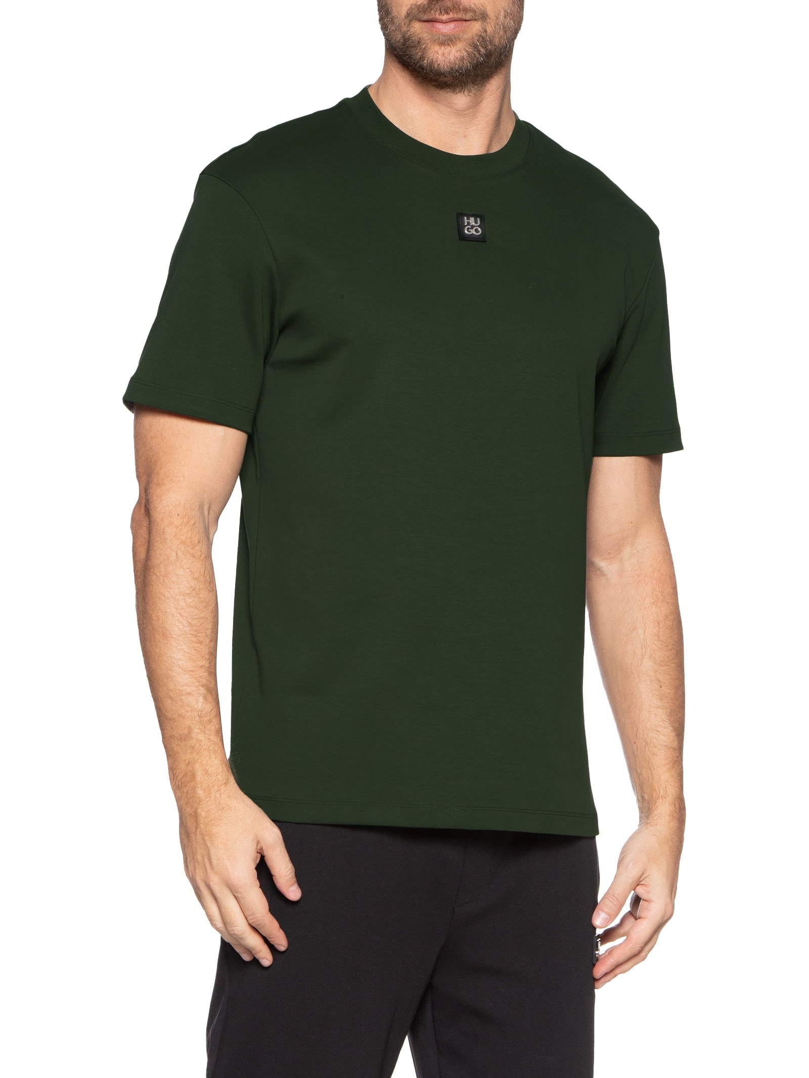 Camiseta Masculina Manga Curta Dalile Verde  Hugo