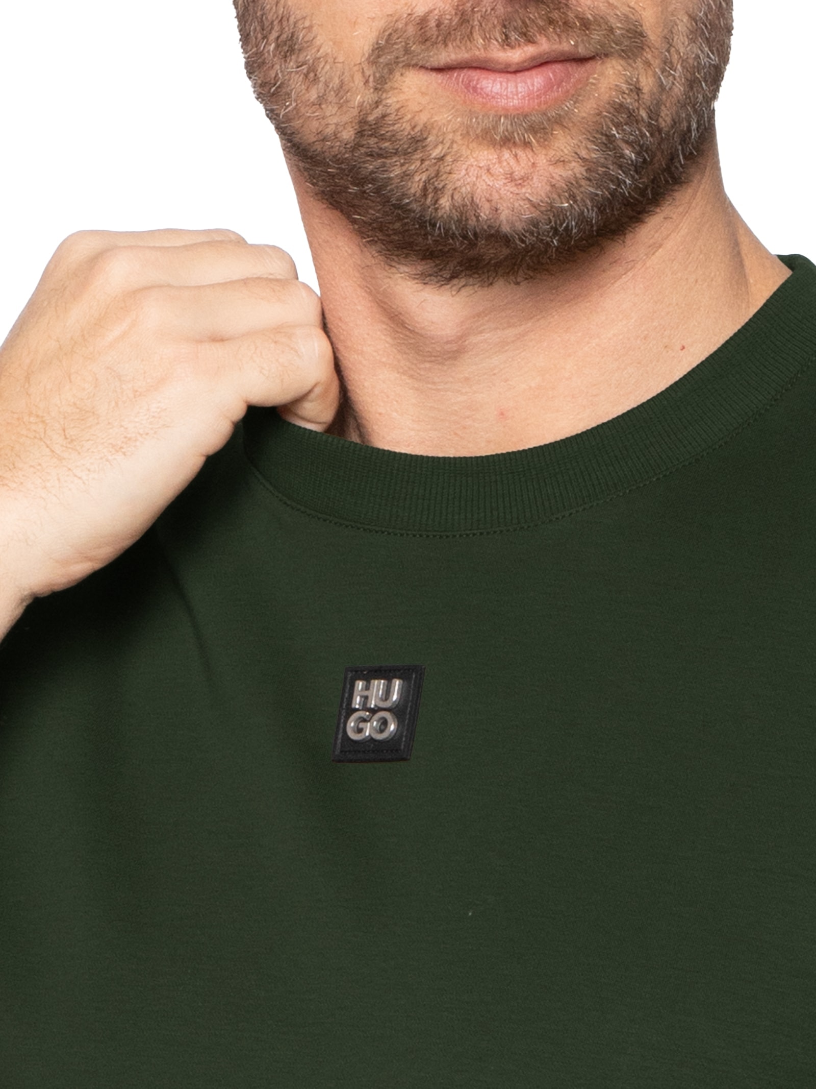 Camiseta Masculina Manga Curta Dalile Verde  Hugo