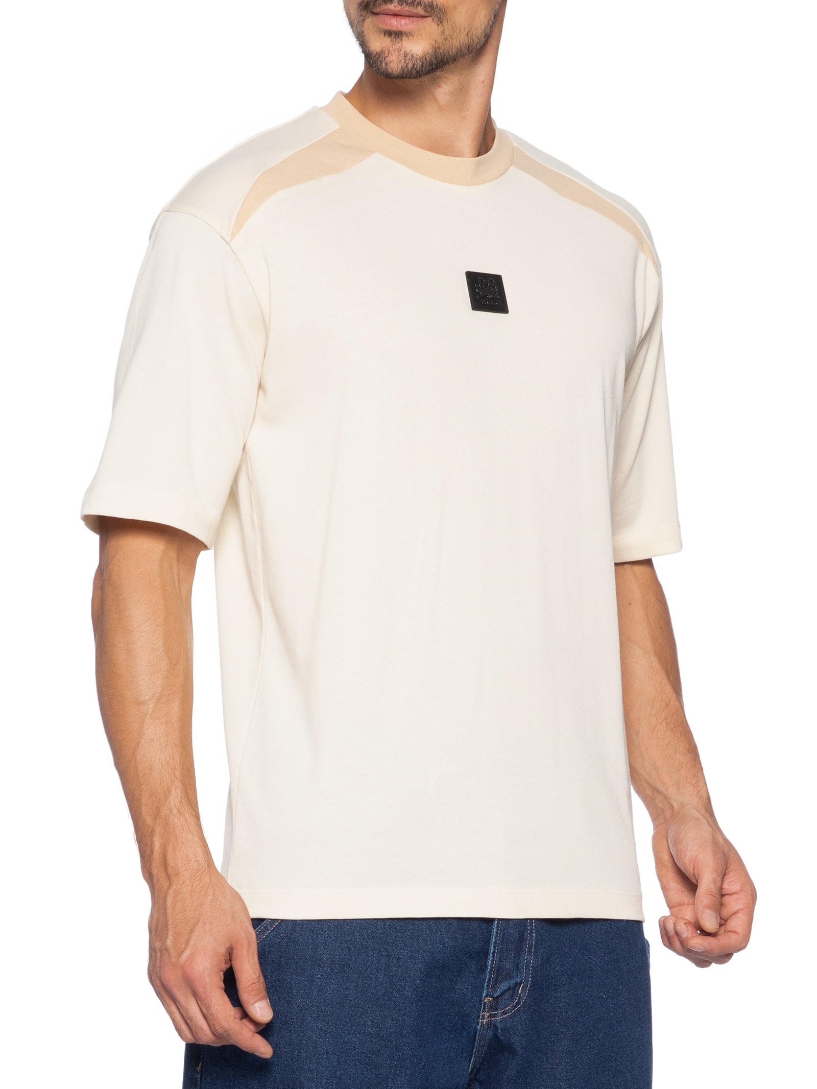 Camiseta Masculina Manga Curta Dedril Collab Red Bull Branco Hugo