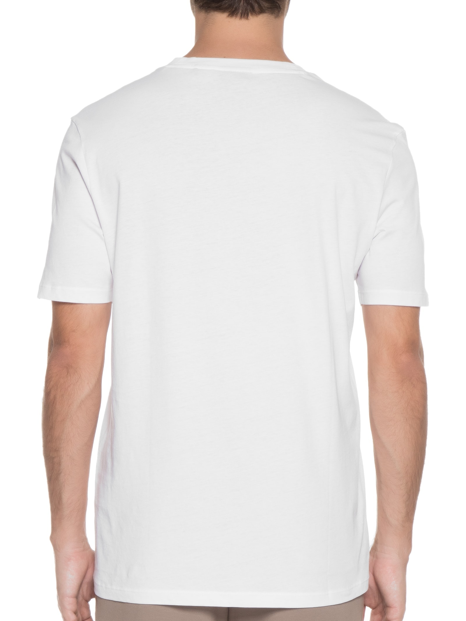 Camiseta Masculina Manga Curta Dero Branco Hugo