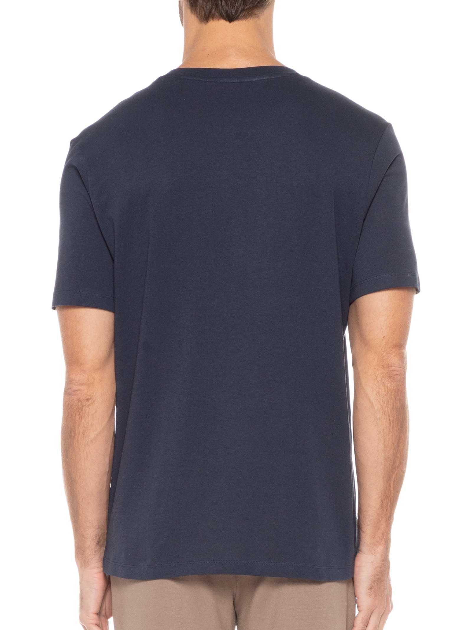 Camiseta Masculina Manga Curta Dero222 Azul Hugo