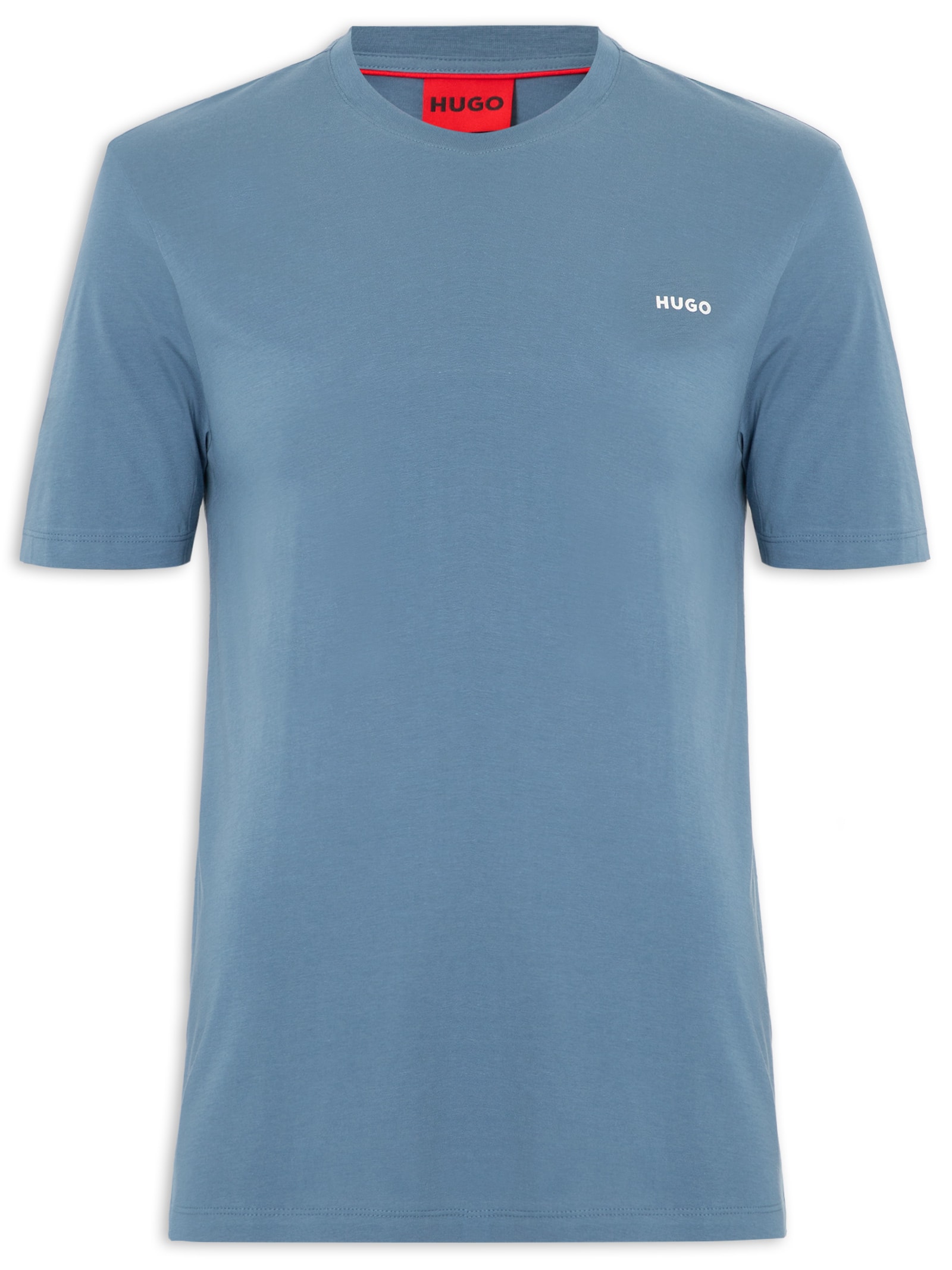 Camiseta Masculina Manga Curta Dero222 Azul Hugo