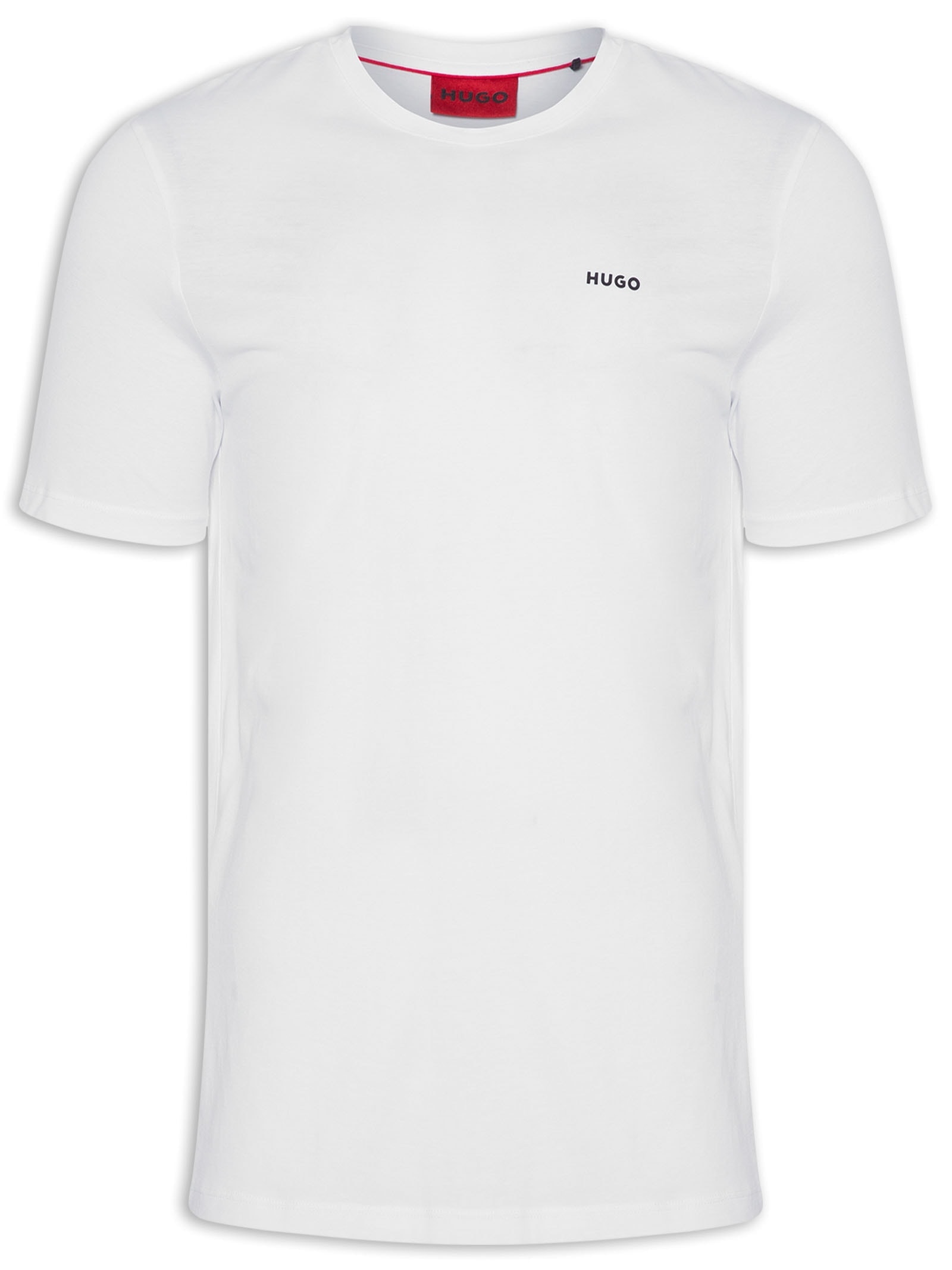 Camiseta Masculina Manga Curta Dero222 Branco Hugo