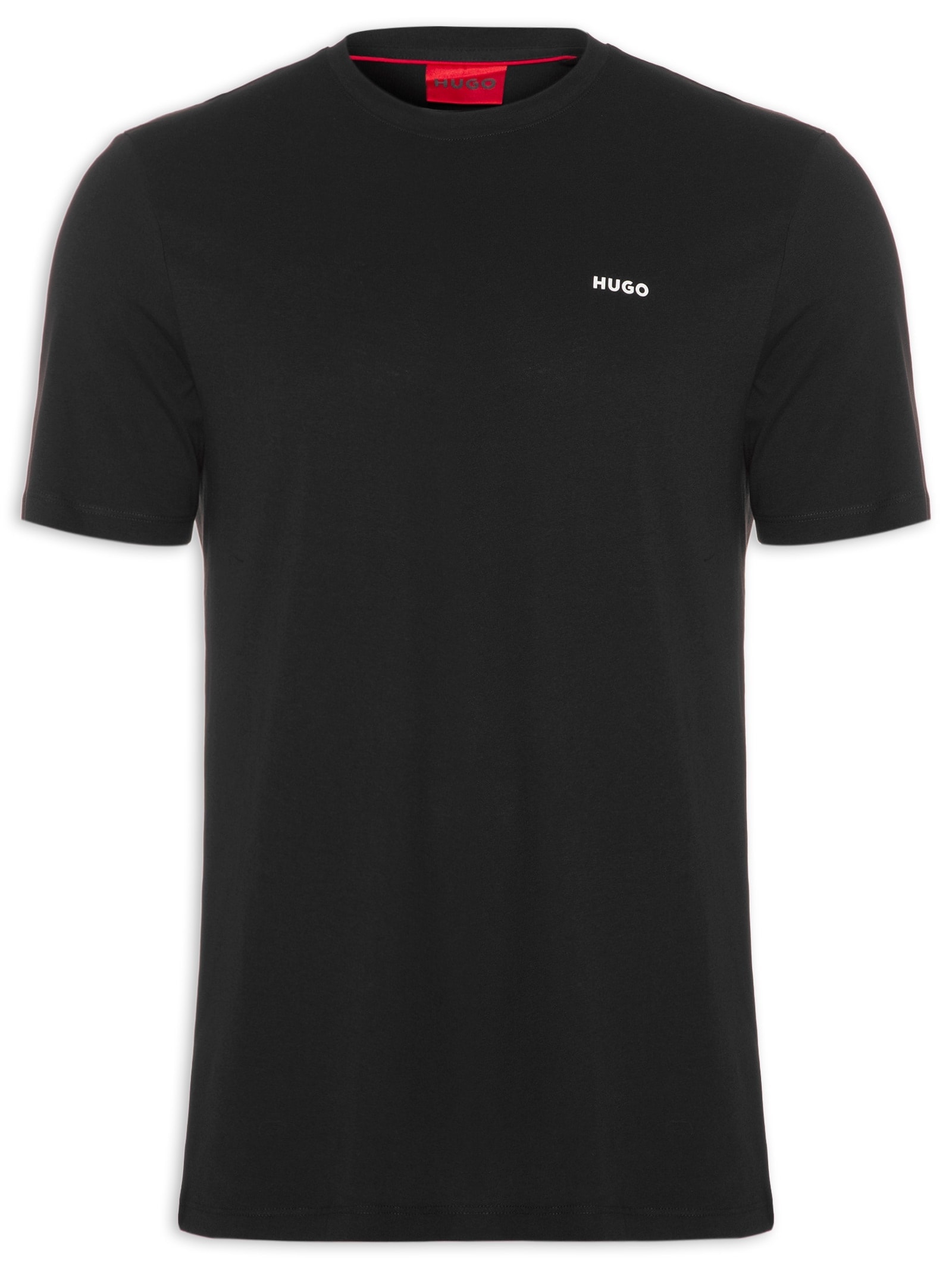 Camiseta Masculina Manga Curta Dero222 Preto Hugo