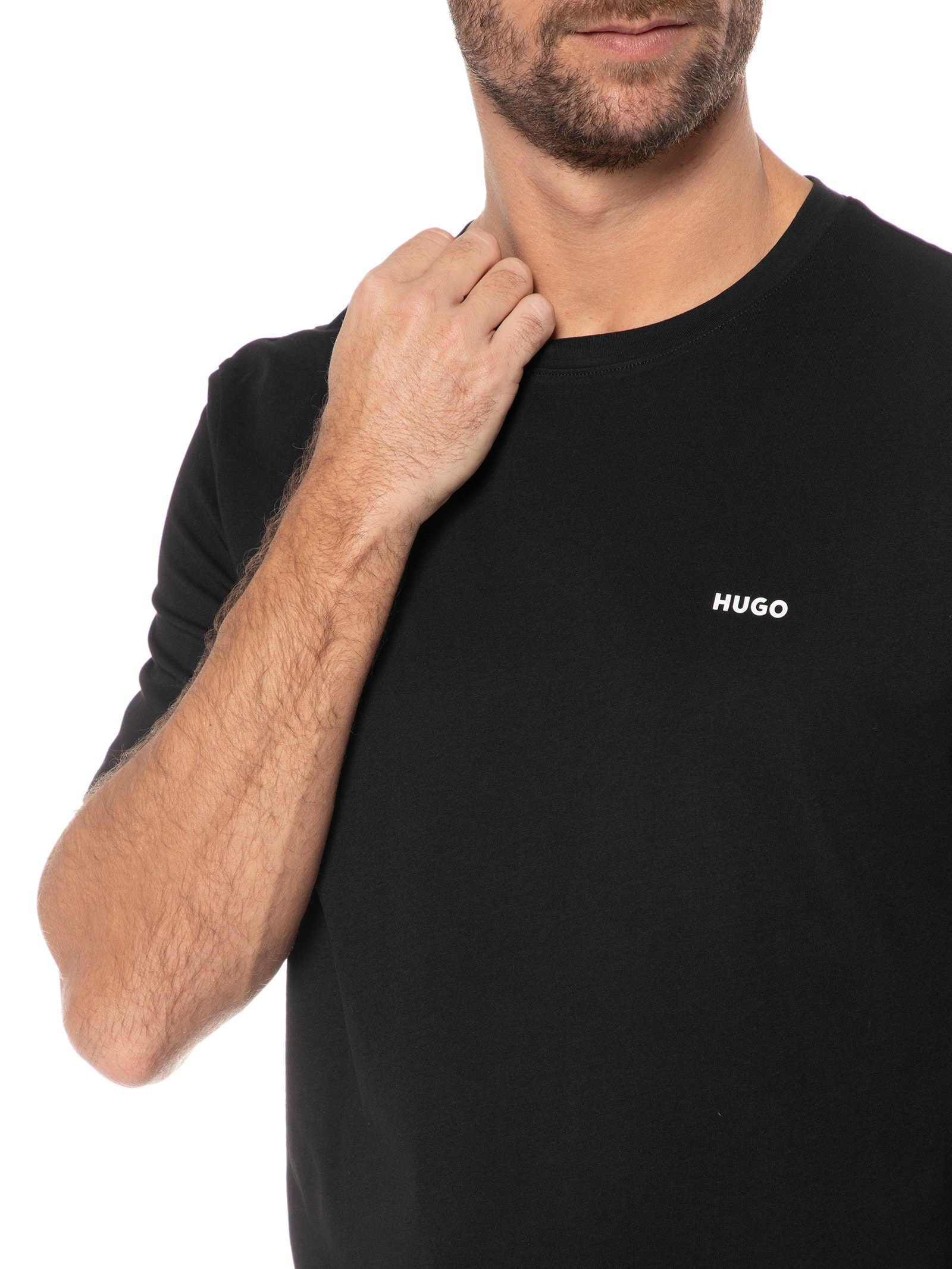 Camiseta Masculina Manga Curta Dero222 Verde Hugo