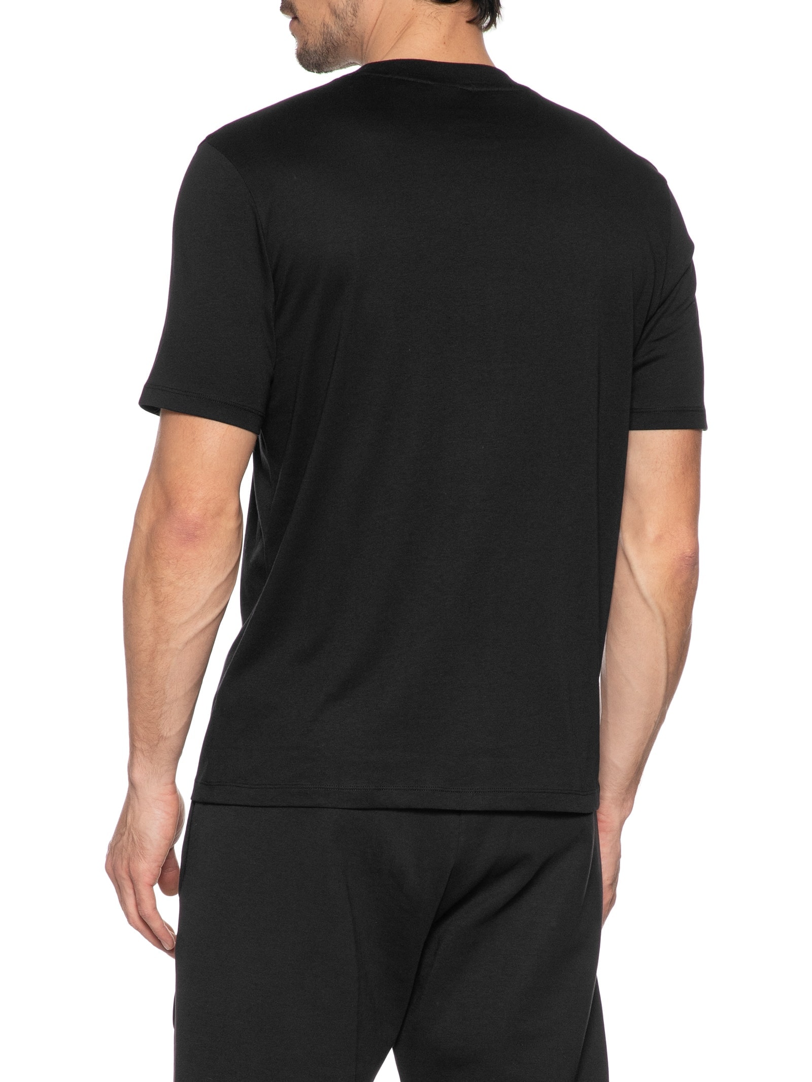 Camiseta Masculina Manga Curta Deterni Preto Hugo