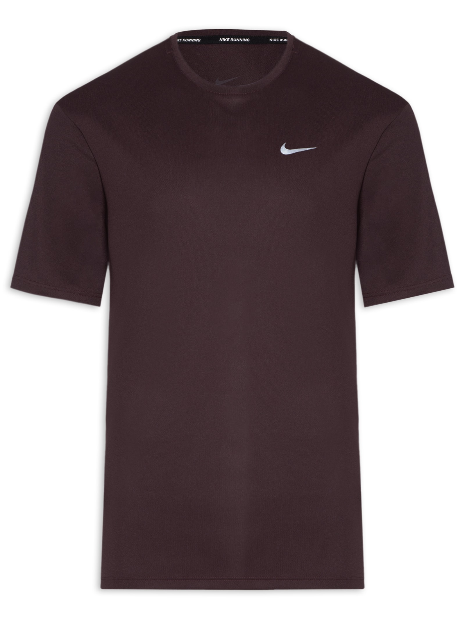 Nike Camiseta Masculina Manga Curta DF UV Miler SS Vinho