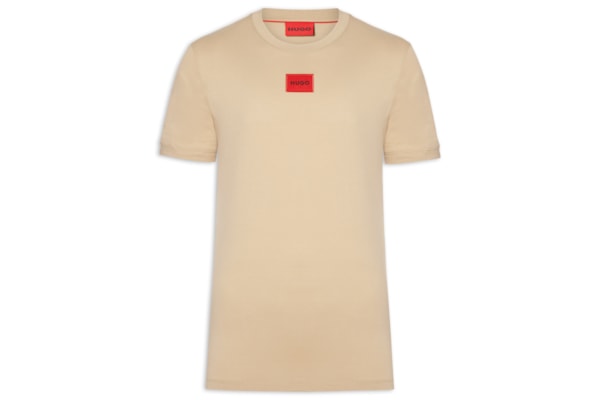 Camiseta Masculina Manga Curta Diragolino - Bege