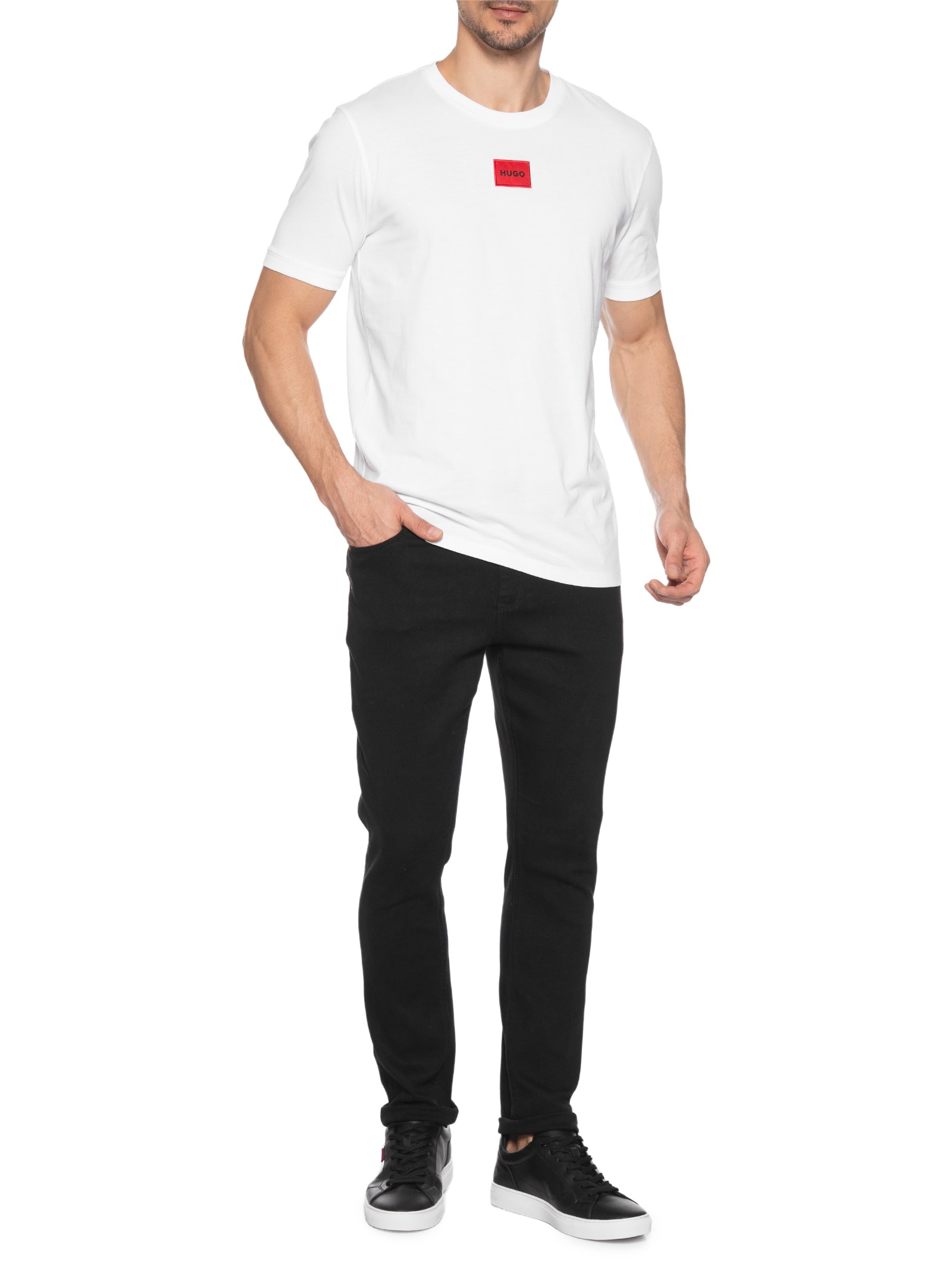 Camiseta Masculina Manga Curta Diragolino212 Branco Hugo