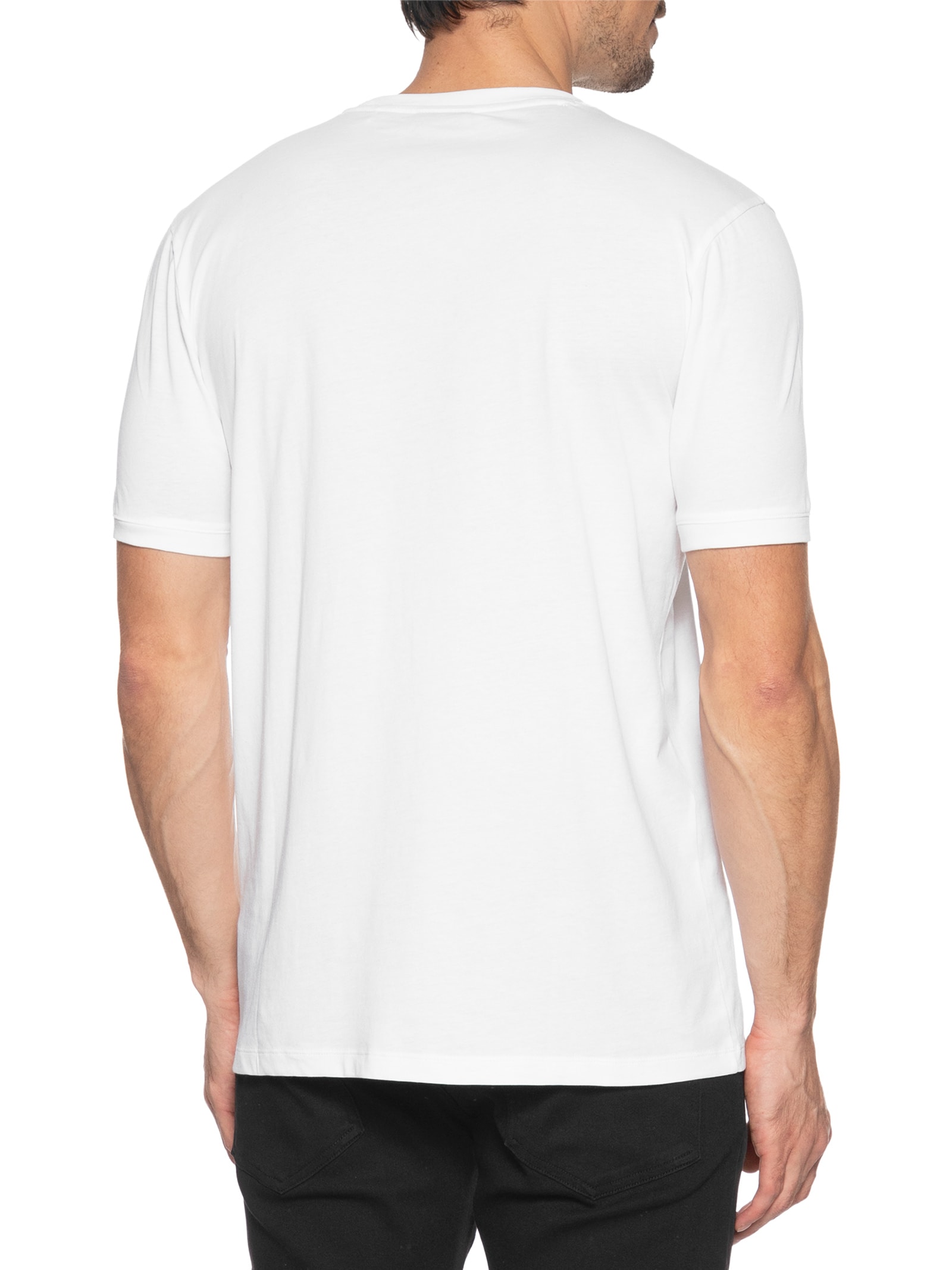 Camiseta Masculina Manga Curta Diragolino212 Branco Hugo