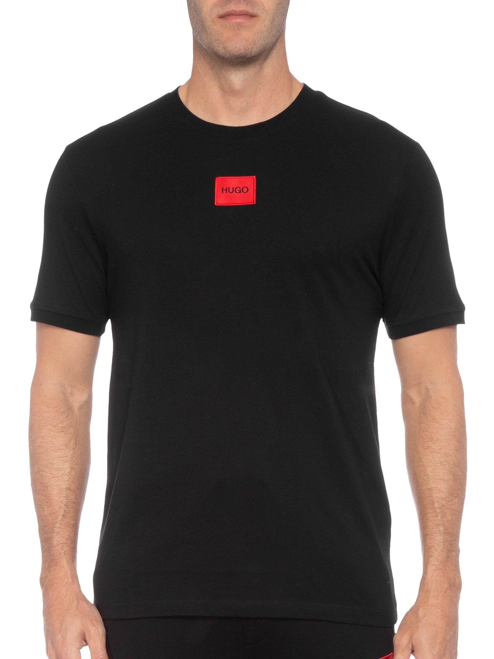 Camiseta Masculina Manga Curta Diragolino212 Preto Hugo