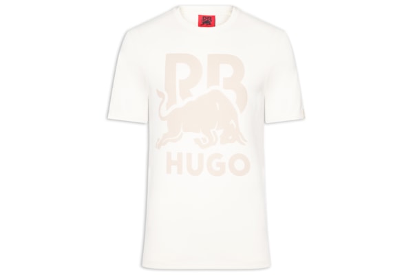Camiseta Masculina Manga Curta Dlix - Collab Red Bull - Branco
