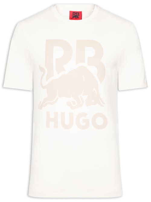 Camiseta Masculina Manga Curta Dlix – Collab Red Bull – Branco