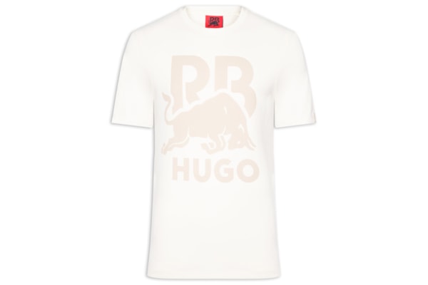 Camiseta Masculina Manga Curta Dlix - Collab Red Bull - Branco