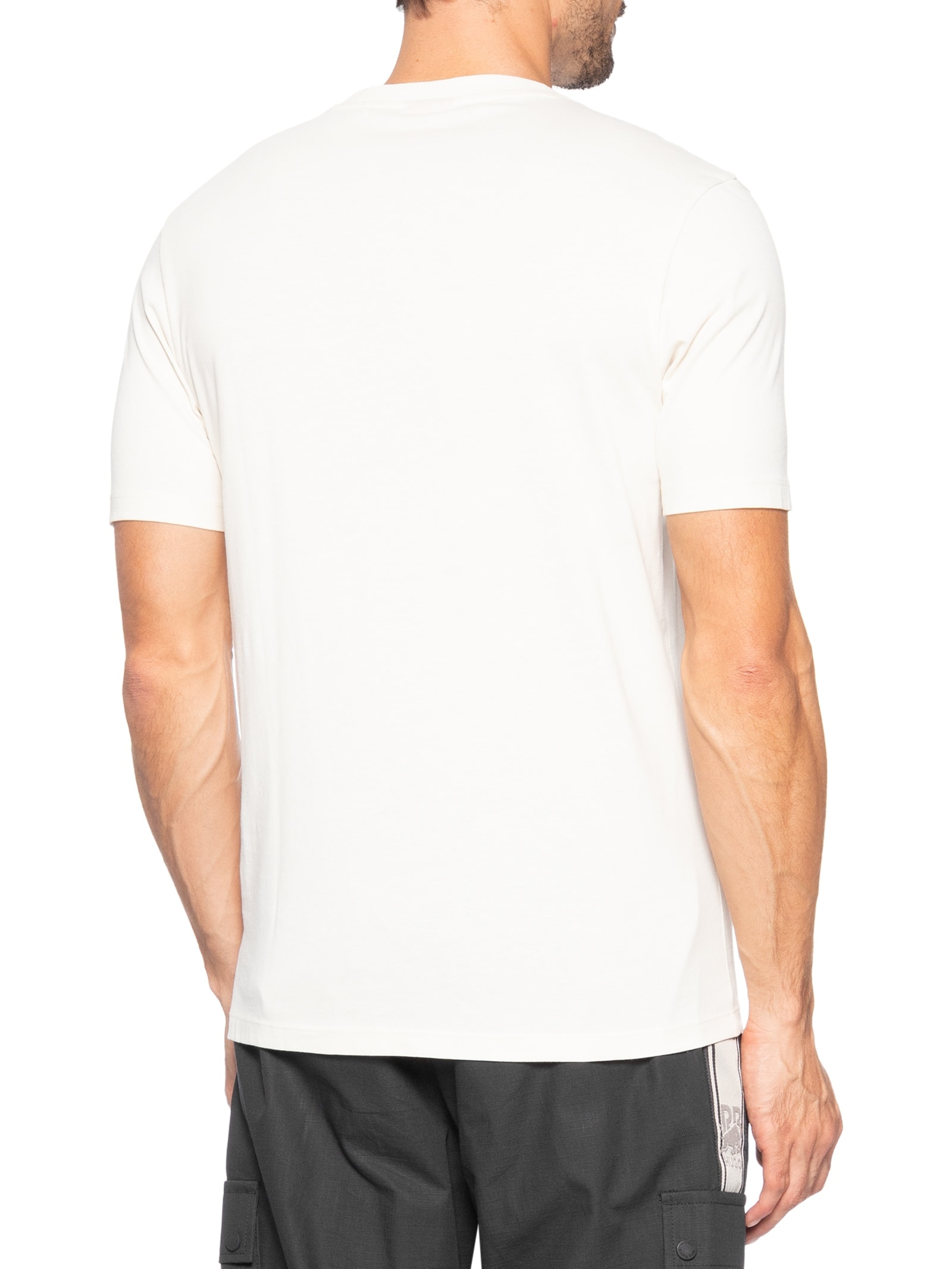 Camiseta Masculina Manga Curta Dlix Collab Red Bull Branco Hugo