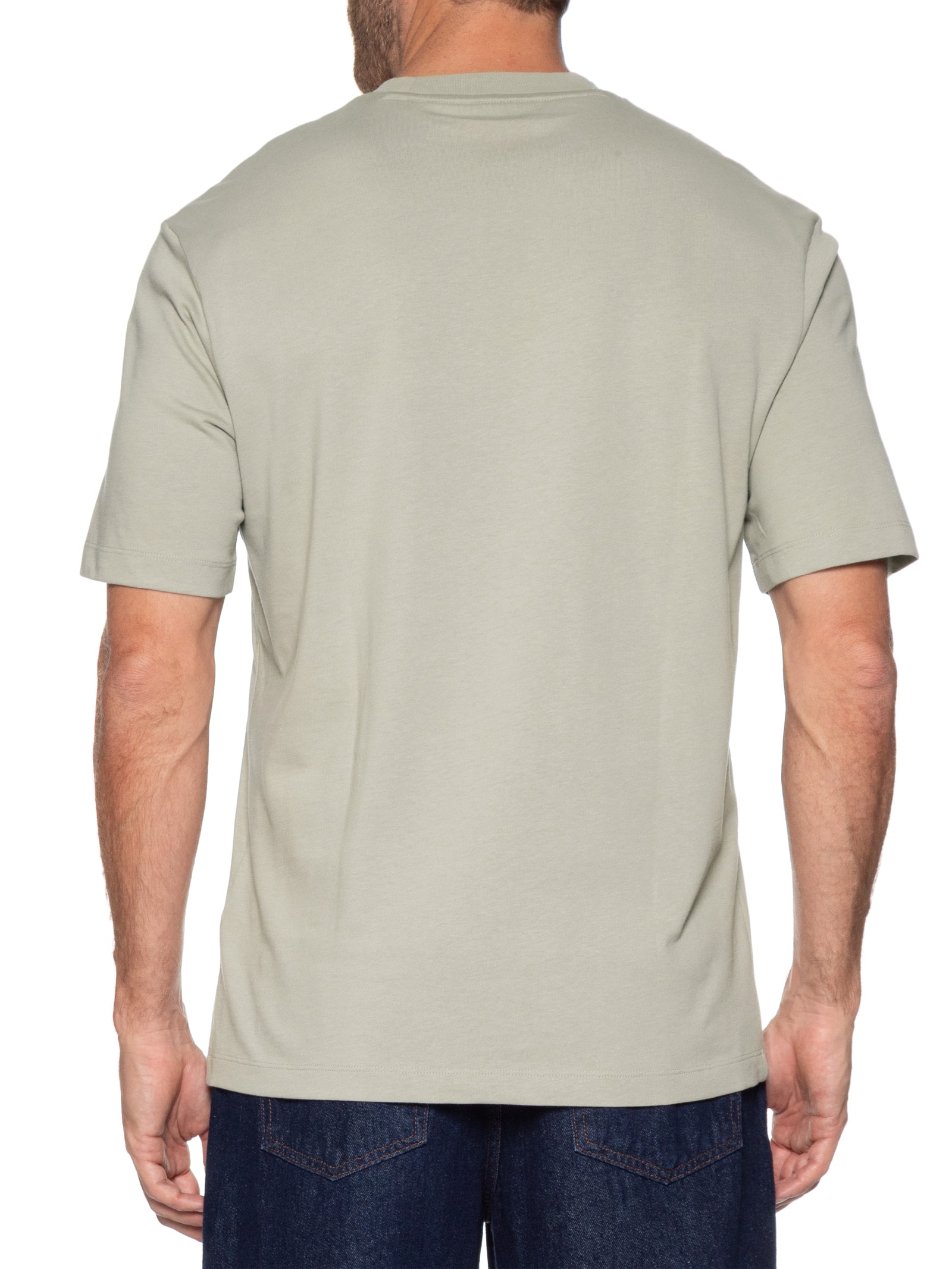 Camiseta Masculina Manga Curta Drambok_Rb Cinza Hugo