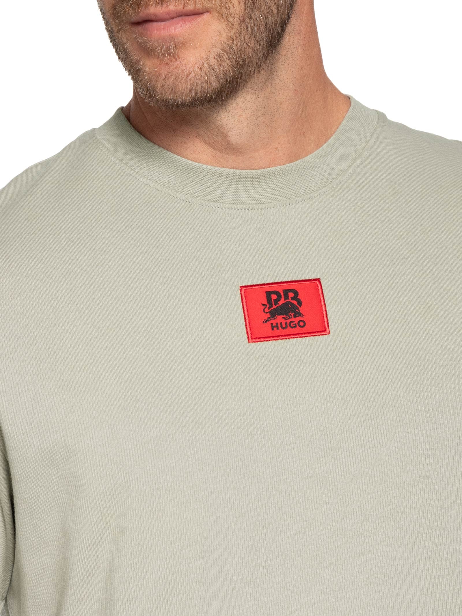 Camiseta Masculina Manga Curta Drambok_Rb Cinza Hugo