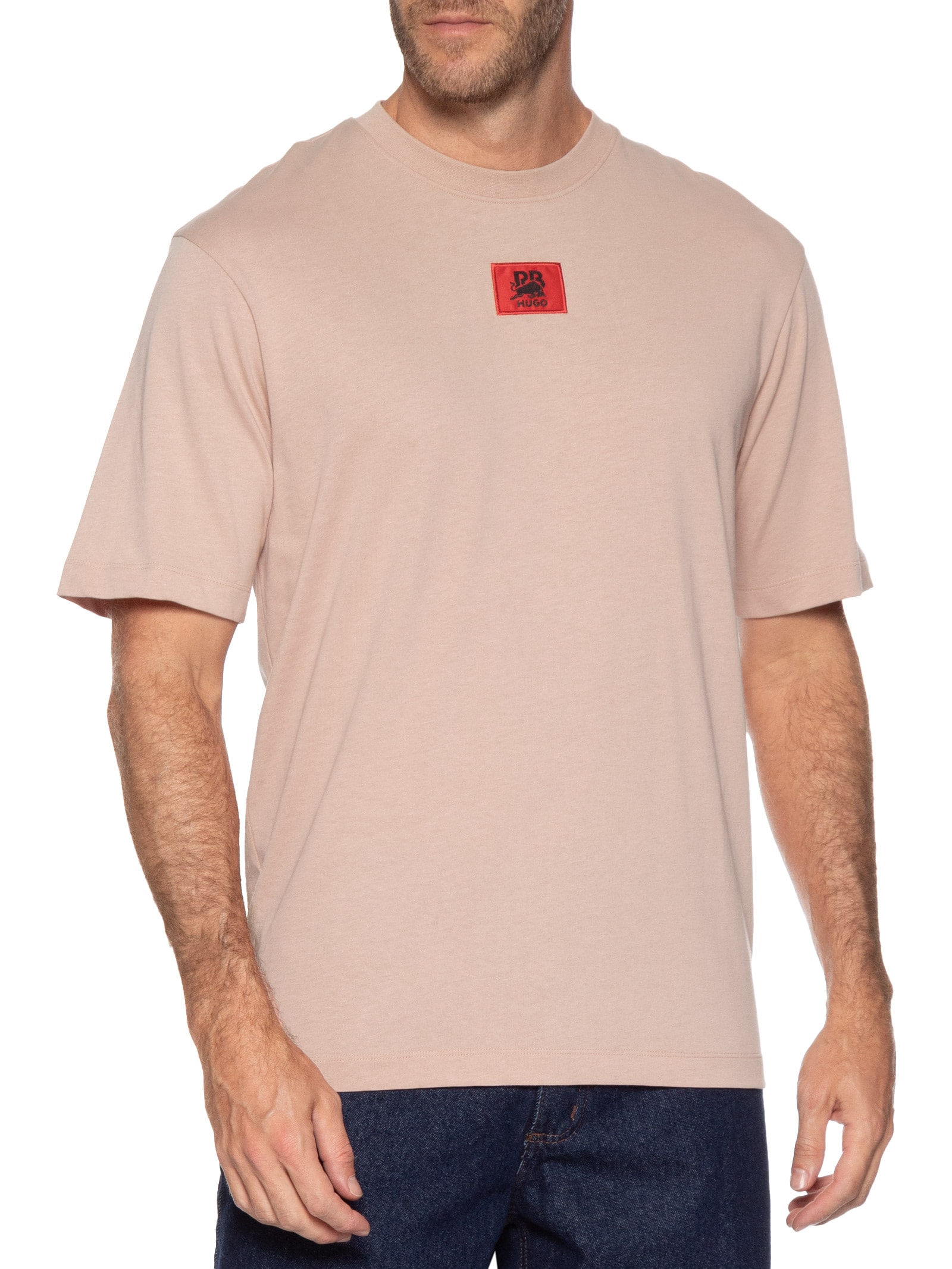 Camiseta Masculina Manga Curta Drambok_Rb Rosa Hugo