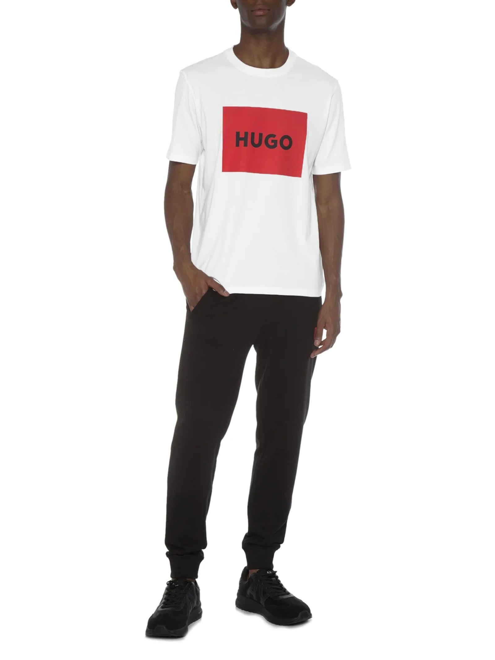 Camiseta Masculina Manga Curta Dulive222 Branco Hugo