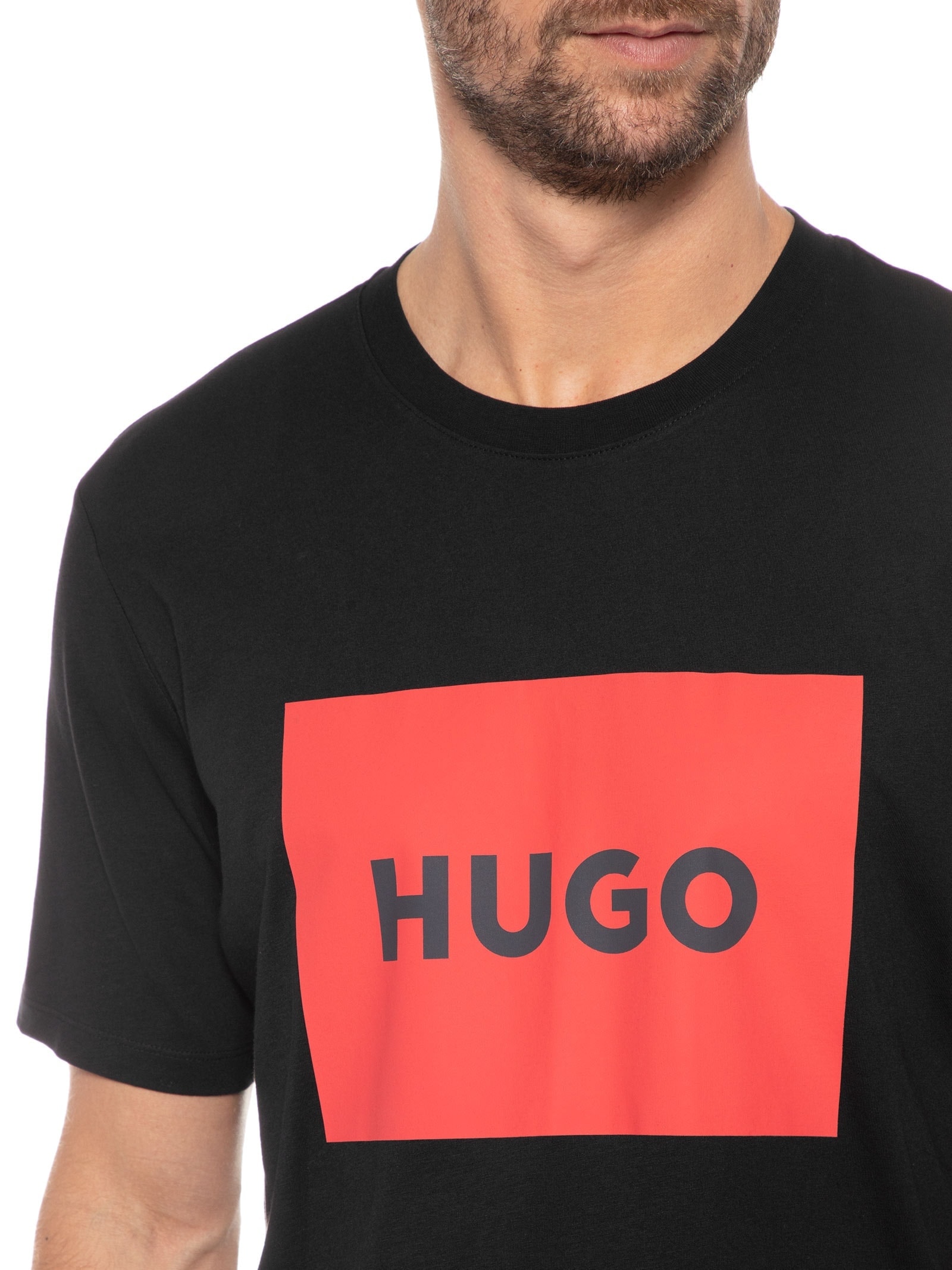 Camiseta Masculina Manga Curta Dulive222 Preto Hugo