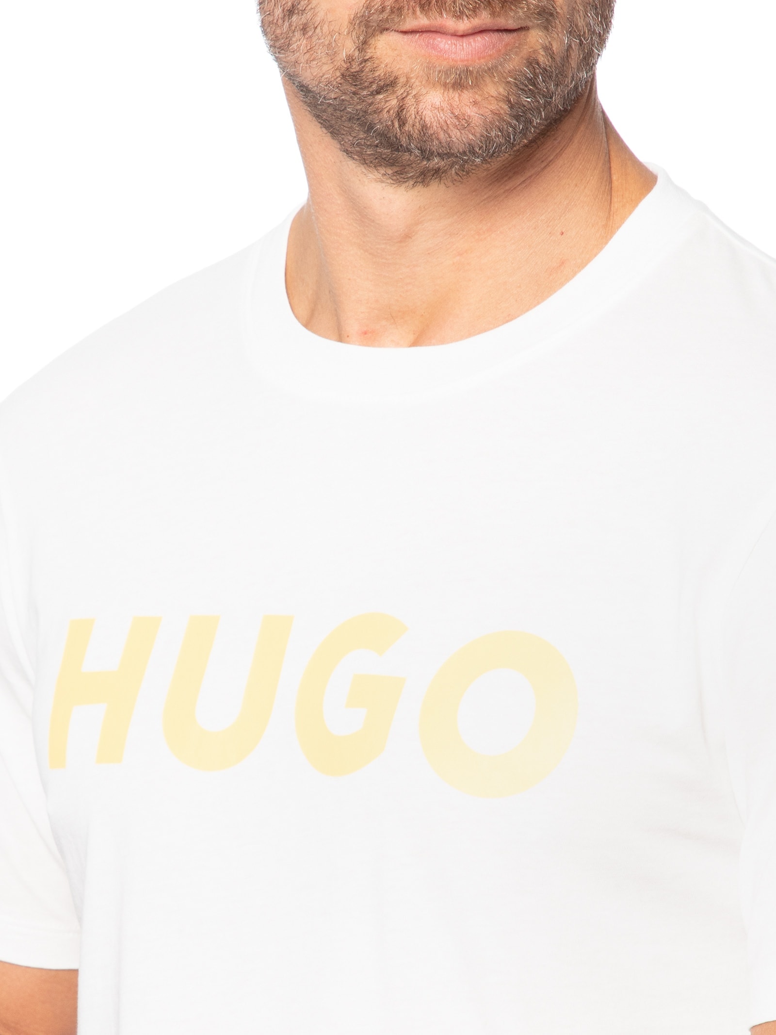 Camiseta Masculina Manga Curta Dulivio Off White Hugo