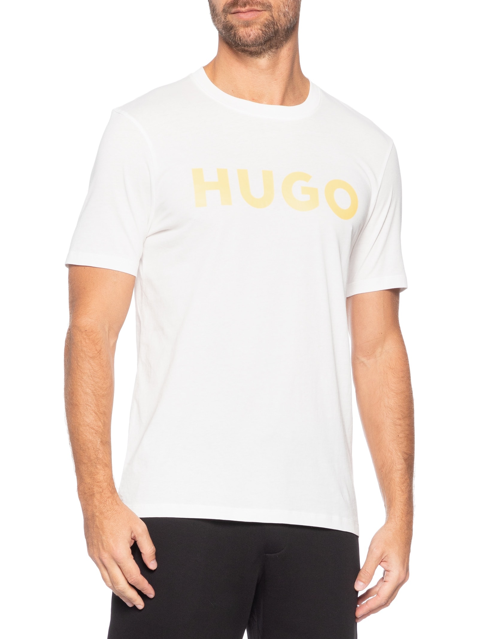 Camiseta Masculina Manga Curta Dulivio Off White Hugo