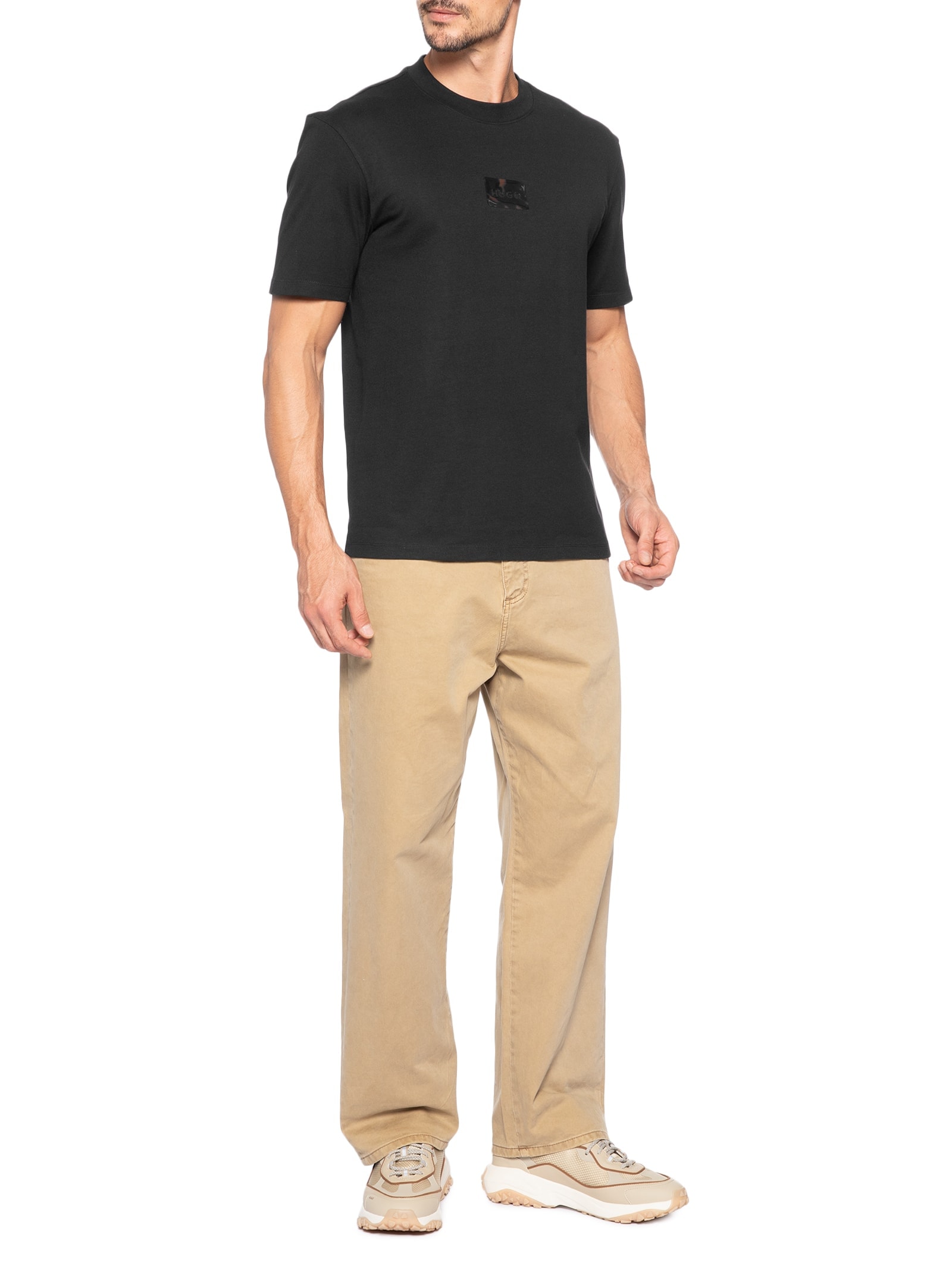 Camiseta Masculina Manga Curta Dumeron Preto Hugo